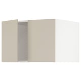 SEKTION Top cab f fridge/freezer w 2 doors, white/Havstorp beige, 30x24x20 "