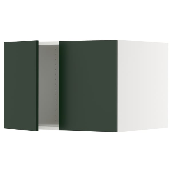SEKTION Top cab f fridge/freezer w 2 doors, white/Havstorp deep green, 30x24x20 "