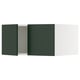 SEKTION Top cab f fridge/freezer w 2 doors, white/Havstorp deep green, 30x24x15 "