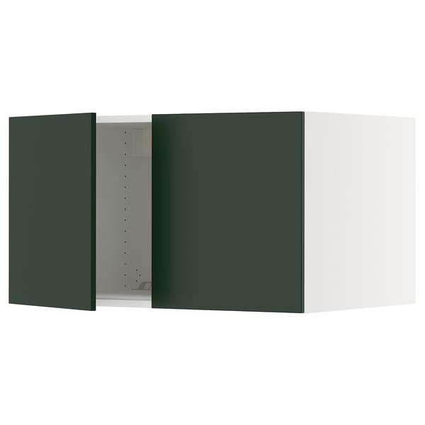 SEKTION Top cab f fridge/freezer w 2 doors, white/Havstorp deep green, 36x24x20 "