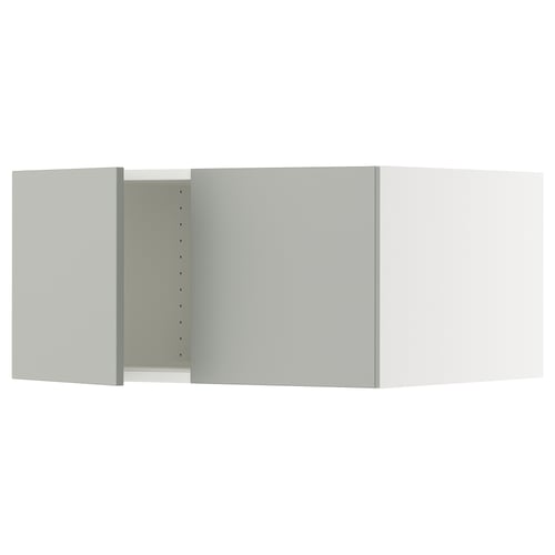 SEKTION kitchen unit, light grey. Modern clean design, adjustable shelves.