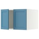 SEKTION Top cab f fridge/freezer w 2 doors, white/Lerhyttan blue, 30x24x20 "