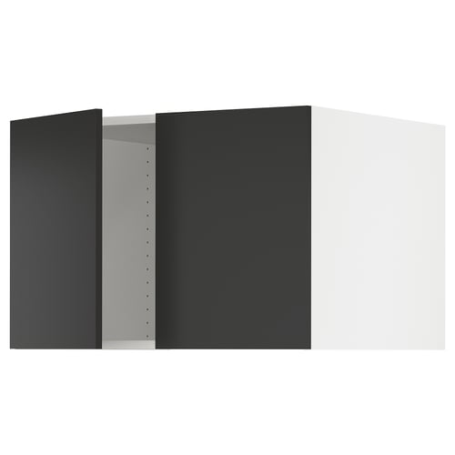 SEKTION matt black kitchen cabinet, rectangular shape, modern design.