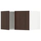 SEKTION Top cab f fridge/freezer w 2 doors, white/Sinarp brown, 36x24x20 "