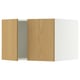 SEKTION Top cab f fridge/freezer w 2 doors, white/Sinarp oak veneer, 30x24x20 "