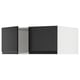 SEKTION Top cab f fridge/freezer w 2 doors, white/Upplöv matte anthracite, 36x24x15 "