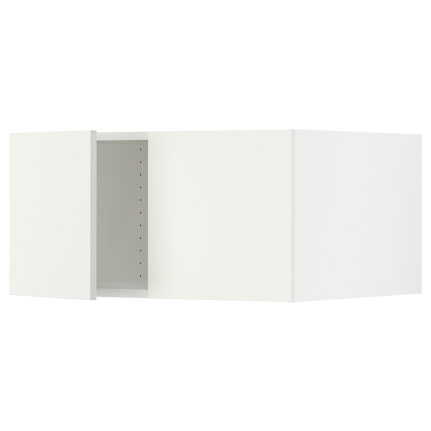 SEKTION top cab f fridge/freezer w 2 doors, white/Vallstena white