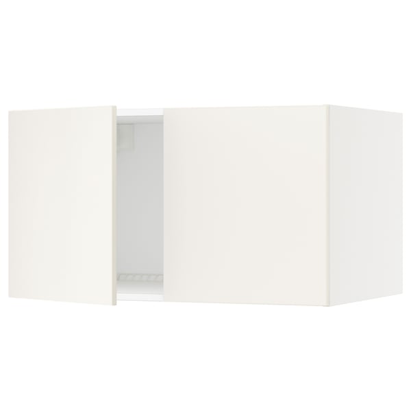 SEKTION Top cab f fridge/freezer w 2 doors, white/Veddinge white, 36x24x20 "