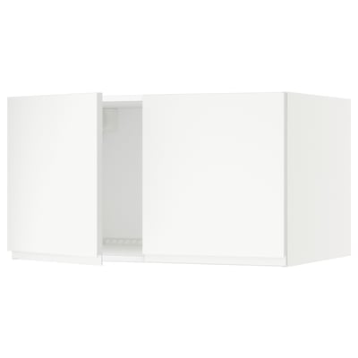 SEKTION Top cab f fridge/freezer w 2 doors, white/Voxtorp matte white, 36x24x20 "