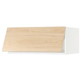 SEKTION Top cab f fridge/freezer w push-op, white/Askersund light ash effect, 36x24x15 "