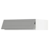 SEKTION Top cab f fridge/freezer w push-op, white/Bodbyn gray, 36x24x10 "