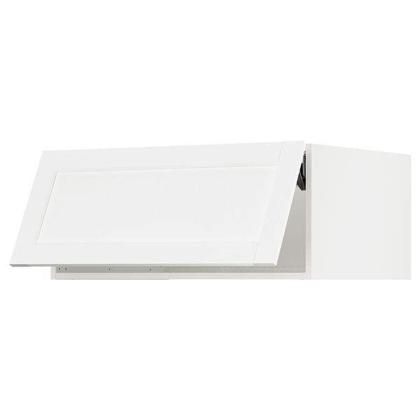 SEKTION Top cab f fridge/freezer w push-op, white Enköping/white wood effect, 36x24x15 "