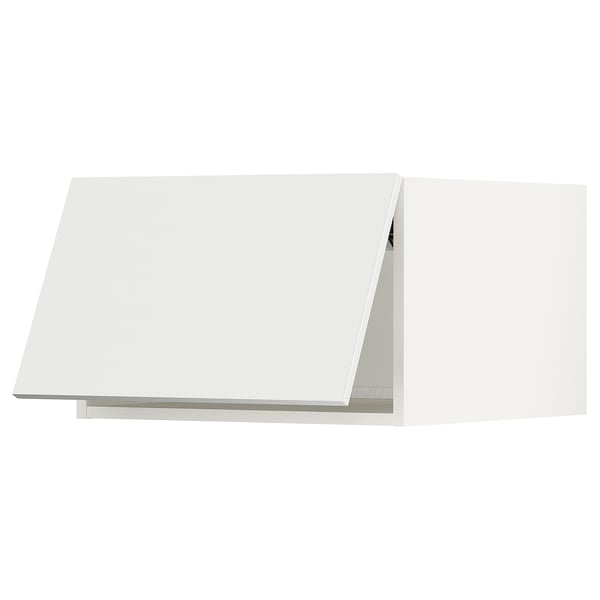 SEKTION Top cab f fridge/freezer w push-op, white/Ringhult white, 24x24x15 "