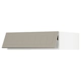 SEKTION Top cab f fridge/freezer w push-op, white/Stensund beige, 36x24x10 "