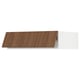 SEKTION Top cab f fridge/freezer w push-op, white/Tistorp brown walnut effect, 36x24x10 "
