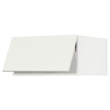 SEKTION Top cab f fridge/freezer w push-op, white/Vallstena white, 30x24x15 "