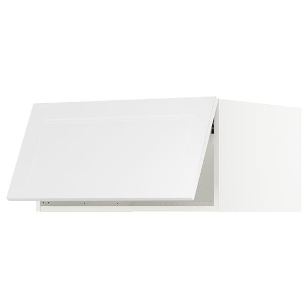 SEKTION Top cabinet for fridge/freezer, white/Axstad matte white, 30x24x15 "