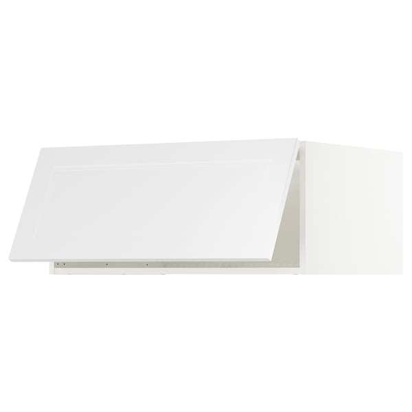 SEKTION Top cabinet for fridge/freezer, white/Axstad matte white, 36x24x15 "