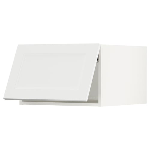 SEKTION kitchen cabinet in white, rectangular, sleek design.