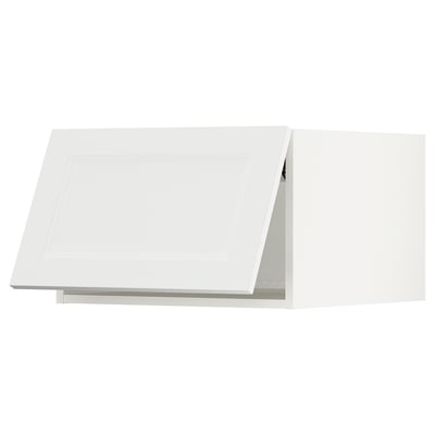 SEKTION Top cabinet for fridge/freezer, white/Axstad matte white, 24x24x15 "