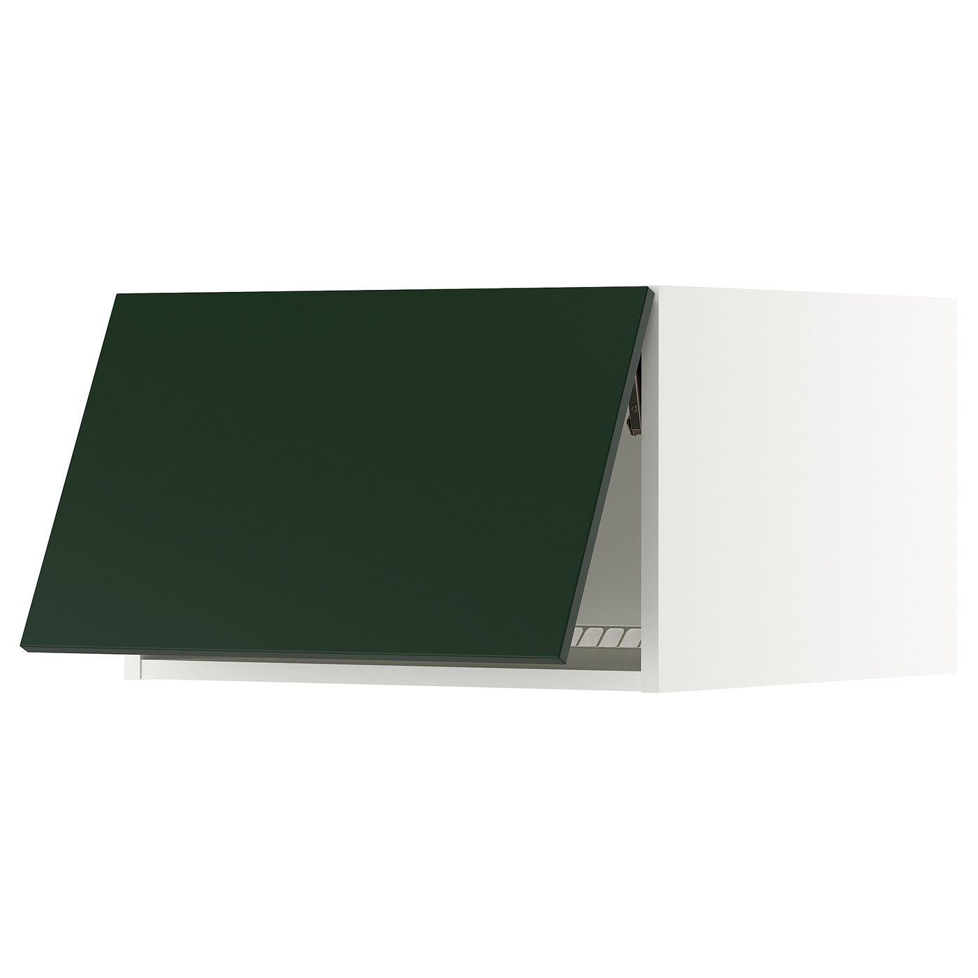 SEKTION top cabinet for fridge/freezer, white Enköping/brown