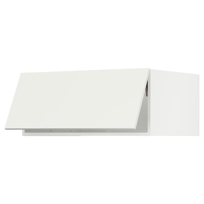 SEKTION Top cabinet for fridge/freezer, white/Vallstena white, 36x24x15 "