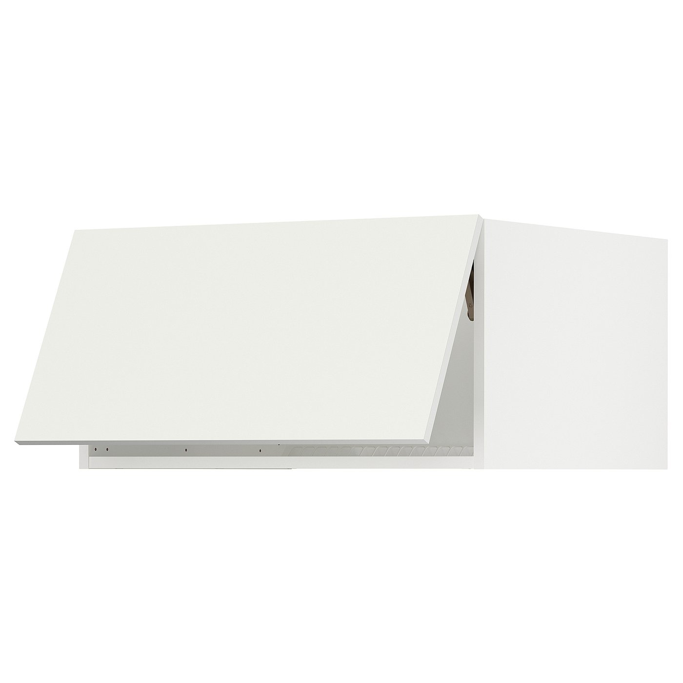 SEKTION top cabinet for fridge/freezer, white/Vallstena white