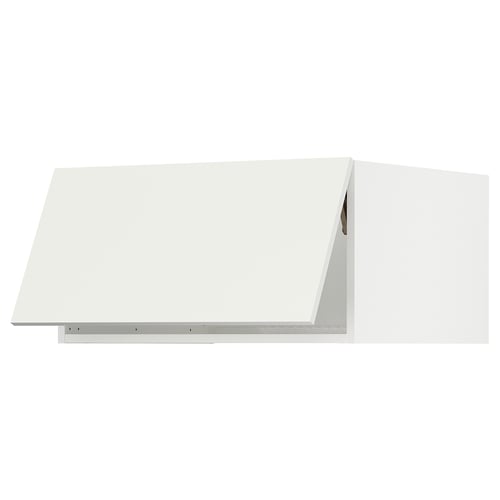 White SEKTION kitchen cabinet, sleek minimalist design.