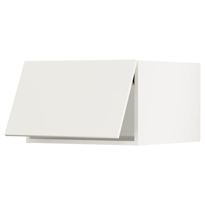 SEKTION Top cabinet for fridge/freezer, white/Veddinge white, 24x24x15 "