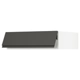 SEKTION Top cabinet for fridge/freezer, white/Voxtorp dark gray, 36x24x10 "