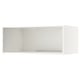 White metod kitchen top cabinet, rectangular, vented, sleek.