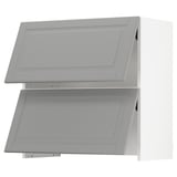 SEKTION Wall cab f bu-in extr hood w po, white/Bodbyn gray, 30x15x30 "