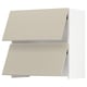 SEKTION Wall cab f bu-in extr hood w po, white/Havstorp beige, 30x15x30 "
