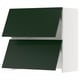 SEKTION Wall cab f bu-in extr hood w po, white/Havstorp deep green, 30x15x30 "
