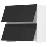 SEKTION Wall cab f bu-in extr hood w po, white/Nickebo matte anthracite, 30x15x30 "