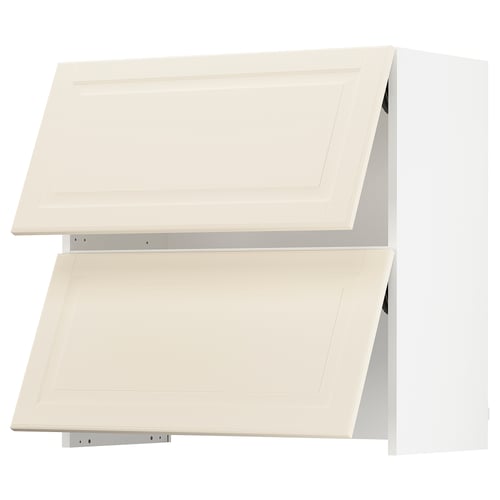 Off-white kitchen cabinets. SEKTION series, off-white bodbyn fronts. Sturdy, traditional design.