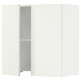 SEKTION Wall cab w built-in range hood, white/Vallstena white, 30x15x30 "