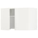 Option: SEKTION Wall cab w built-in range hood, white/Veddinge white, 30x15x20 "