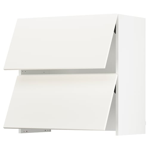 Ikea SEKTION white kitchen cabinet set, modern design, smooth surfaces.