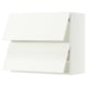 SEKTION Wall cabinet horizontal w 2 doors, white/Aspudden matte white, 36x15x30 "
