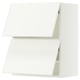SEKTION Wall cabinet horizontal w 2 doors, white/Aspudden matte white, 24x15x30 "