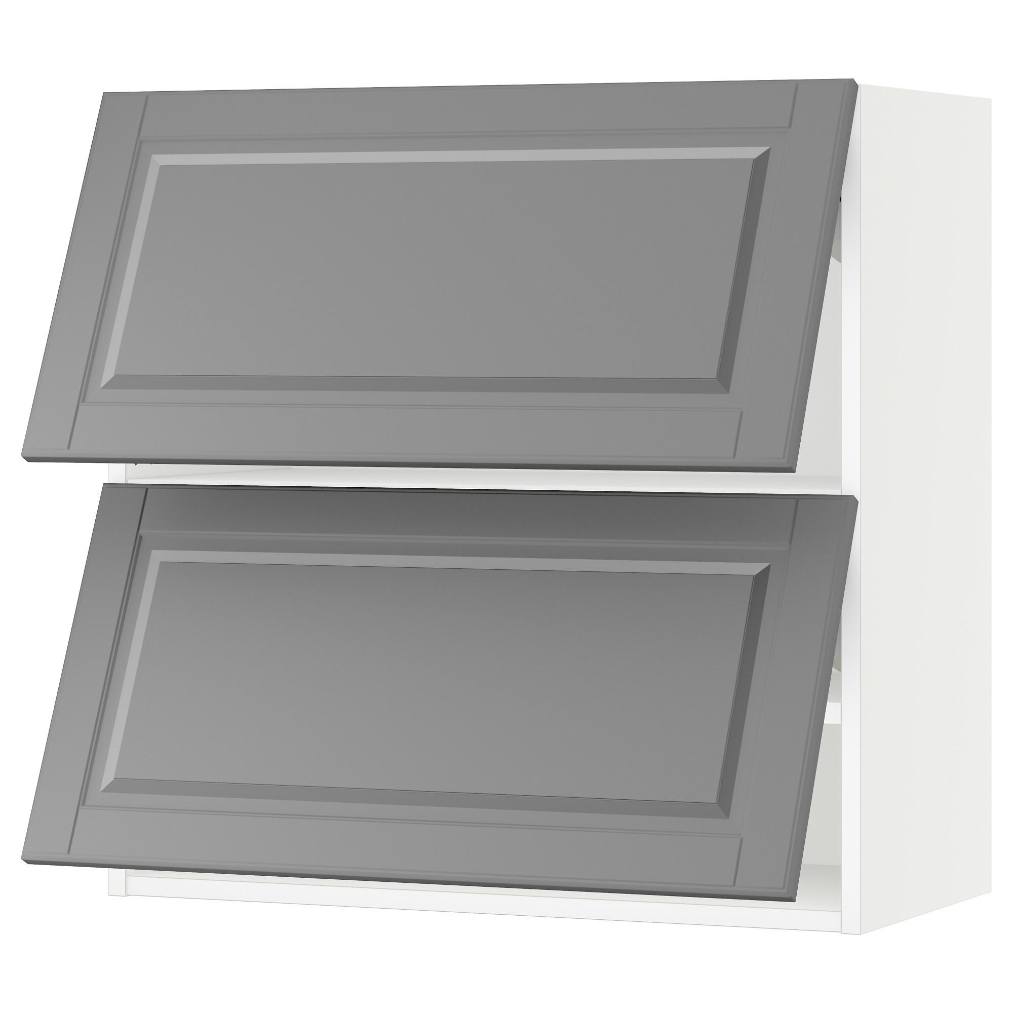 SEKTION Wall horizontal w 2 doors white/Bodbyn gray IKEA