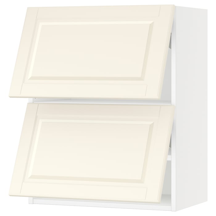 SEKTION wall horizontal w 2 doors, white/Bodbyn offwhite