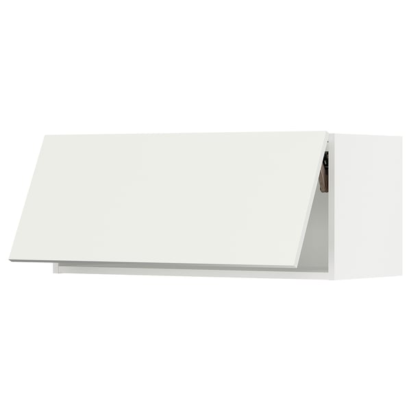 SEKTION Wall cabinet horizontal w/ push-op, white/Vallstena white, 36x15x15 "