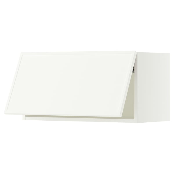 SEKTION Wall cabinet horizontal, white/Aspudden matte white, 30x15x15 "