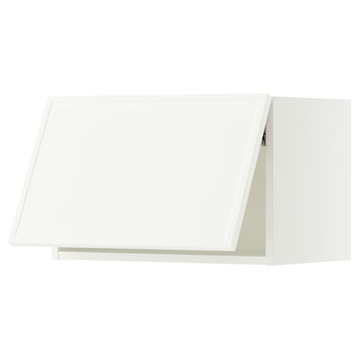 SEKTION Wall cabinet horizontal, white/Aspudden matte white, 24x15x15 "