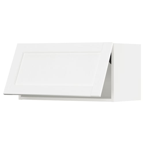 SEKTION white kitchen cabinet, modern design, sturdy frame.