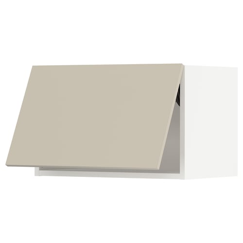SEKTION kitchen cabinet in beige with sleek, smooth design and modern look.