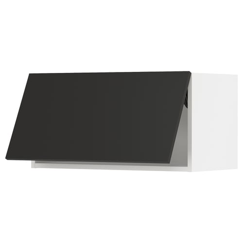 Modern black kitchen cabinet, SEKTION series, large drawer