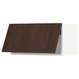 SEKTION Wall cabinet horizontal, white/Sinarp brown, 30x15x15 "
